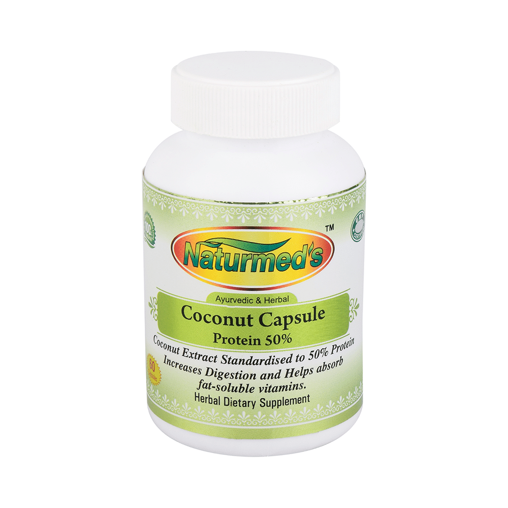 Naturmed's Coconut Protein 50% Capsule - Image 1