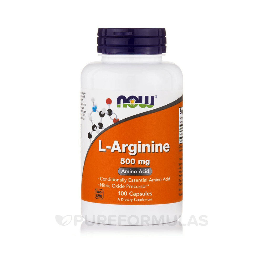 Now Foods L-Arginine 500mg with Amino Acid | For Urea Metabolism & Excretion | Capsule - Image 1