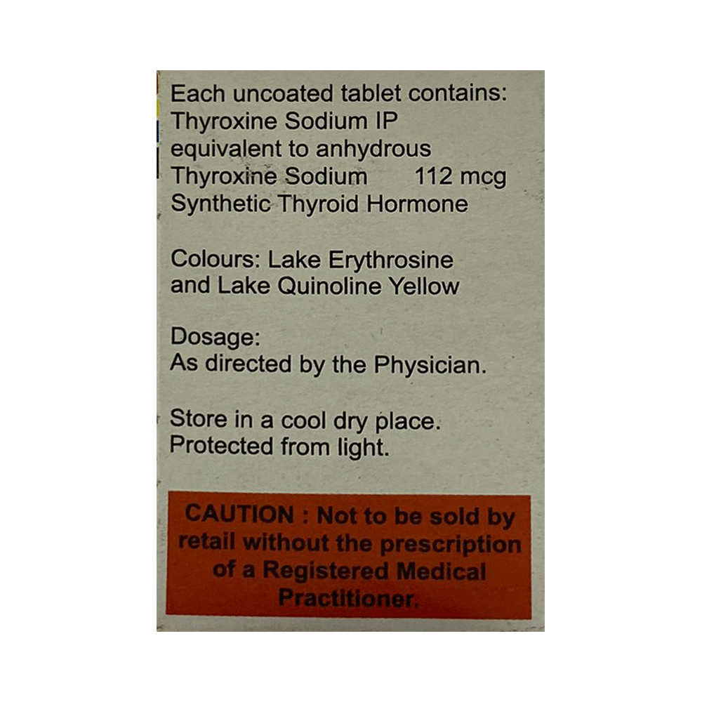 Thyrox 112 Tablet - Image 2