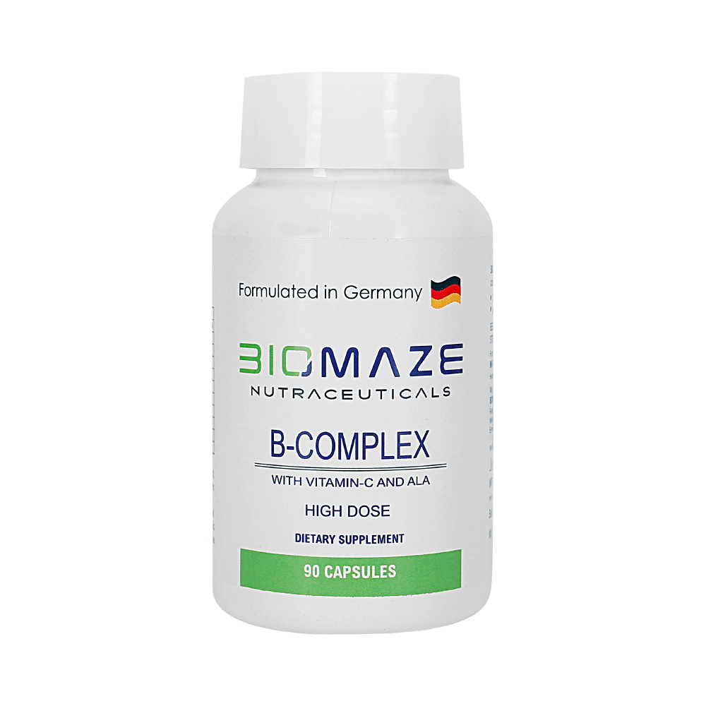 Biomaze Nutraceuticals B-Complex with Vitamin C and ALA Capsule - Image 1