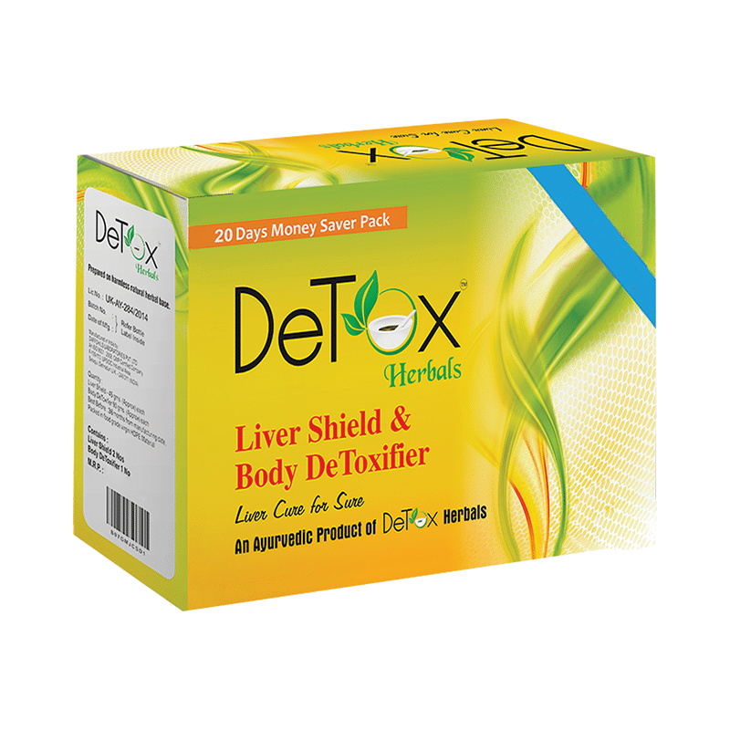 Detox Herbal Liver Shield & Body DeToxifier 20 Days Money Saver Pack
