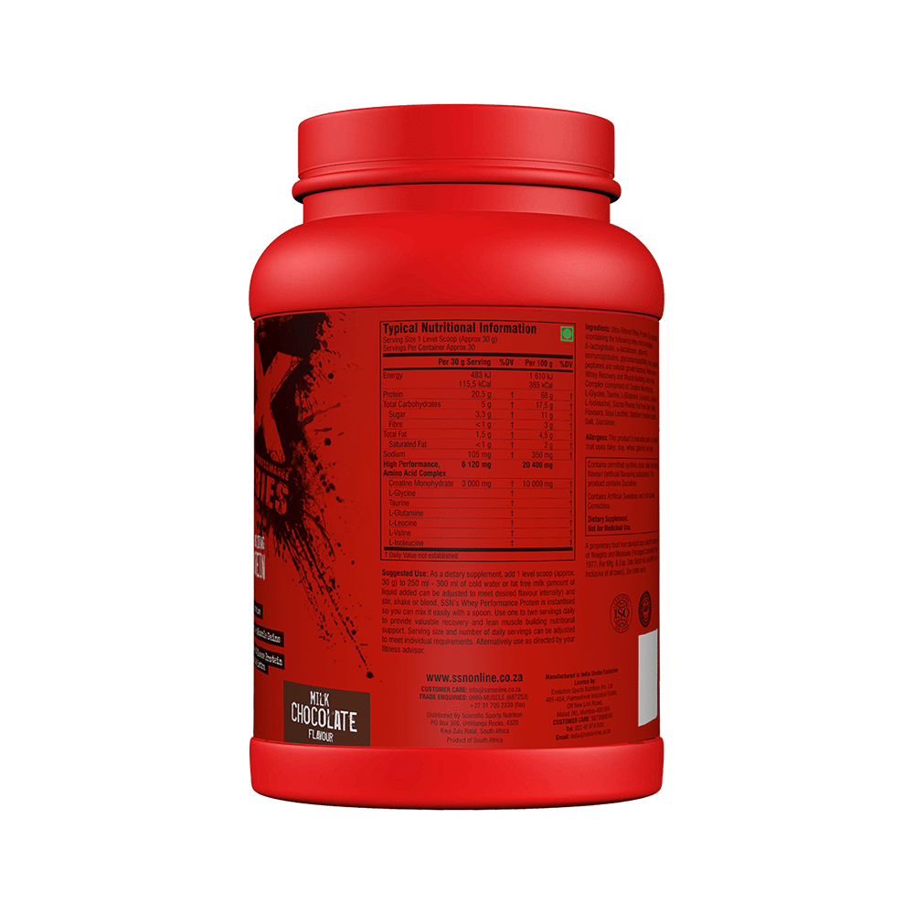 SSN Performance Whey Protein Milk Chocolate - Image 3