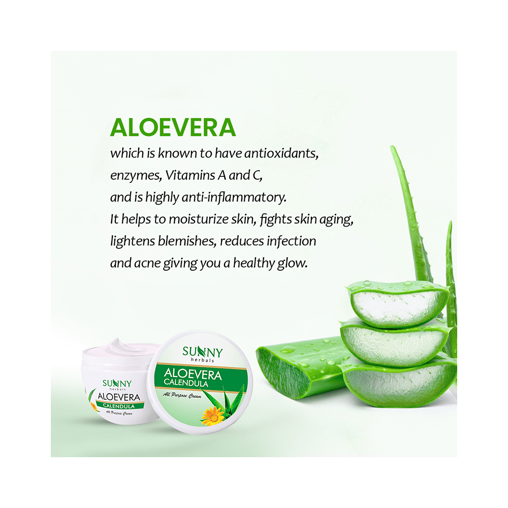 Sunny Herbals Derm Aid Soap with Aloevera Calendula Cream 15gm Free - Image 4