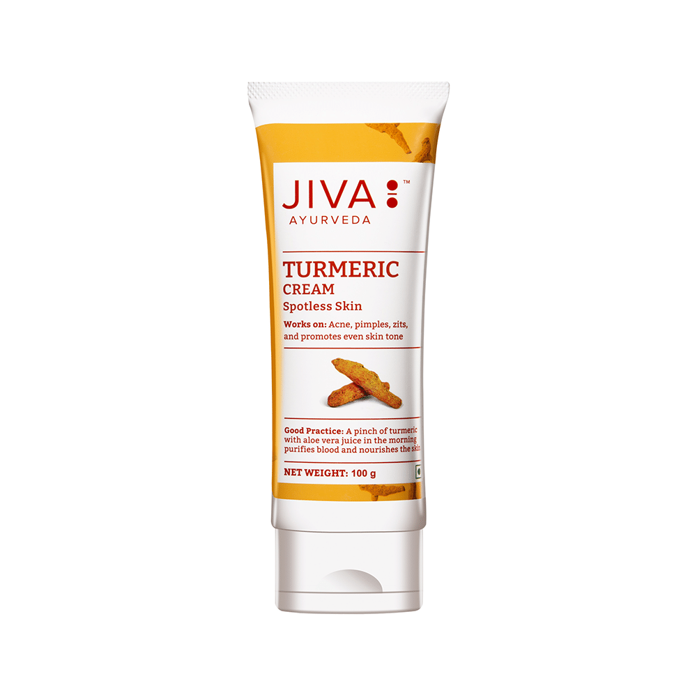 Jiva Ayurveda Turmeric Cream Spotless Skin (100gm Each) - Image 7