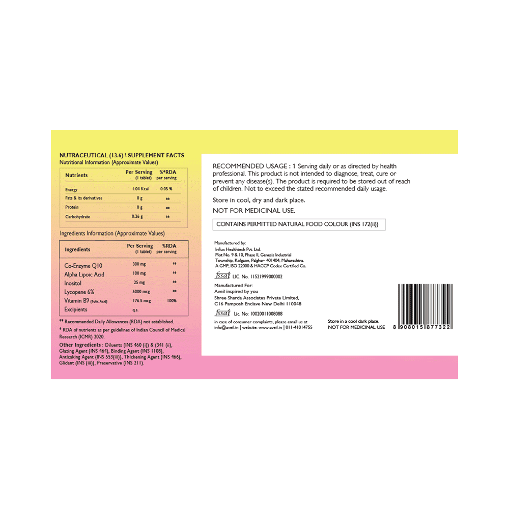Aveil COQ -10 Plus Tablet - Image 2