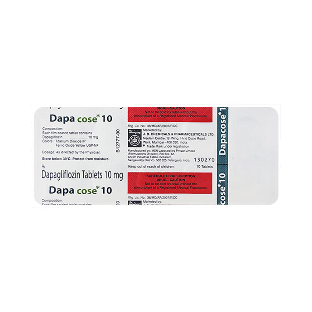Dapacose 10 Tablet - Image 3
