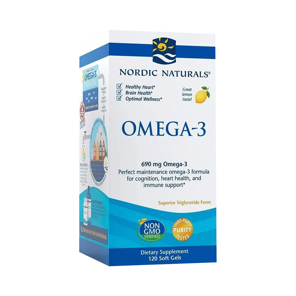 Nordic Naturals Omega 3 690mg Soft Gel Lemon - Image 1