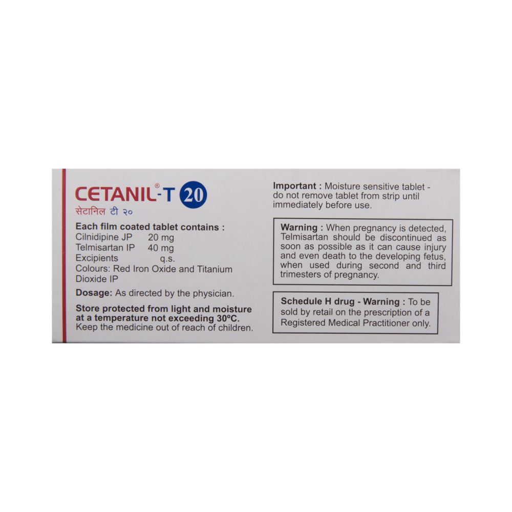 Cetanil T 20 Tablet - Image 3