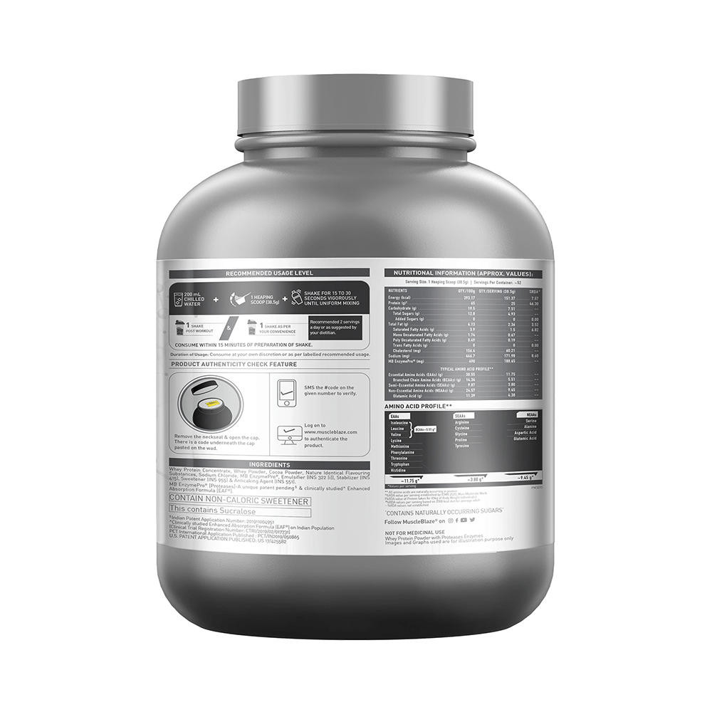 MuscleBlaze Biozyme Performance Whey Protein Powder (2kg Each) Chocolate Peanut Butter - Image 8