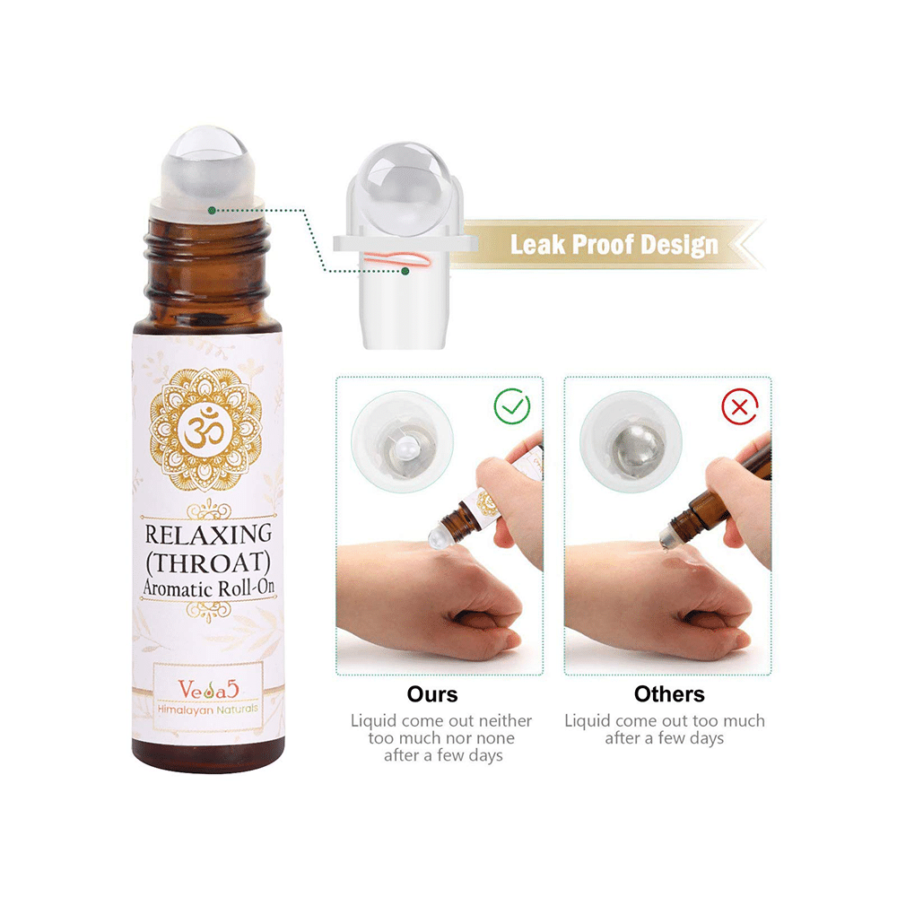 Veda5 Relaxing Throat Aromatic Roll On - Image 2