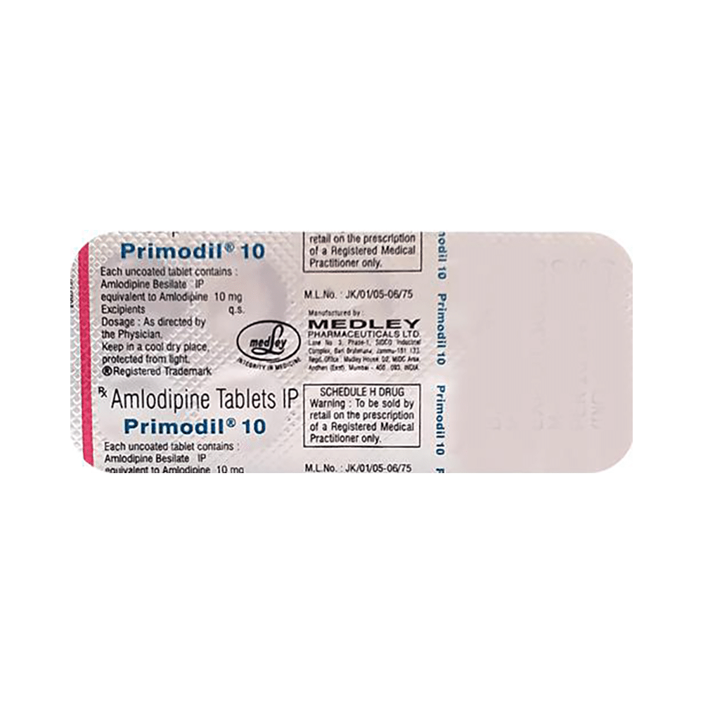 Primodil 10 Tablet - Image 3