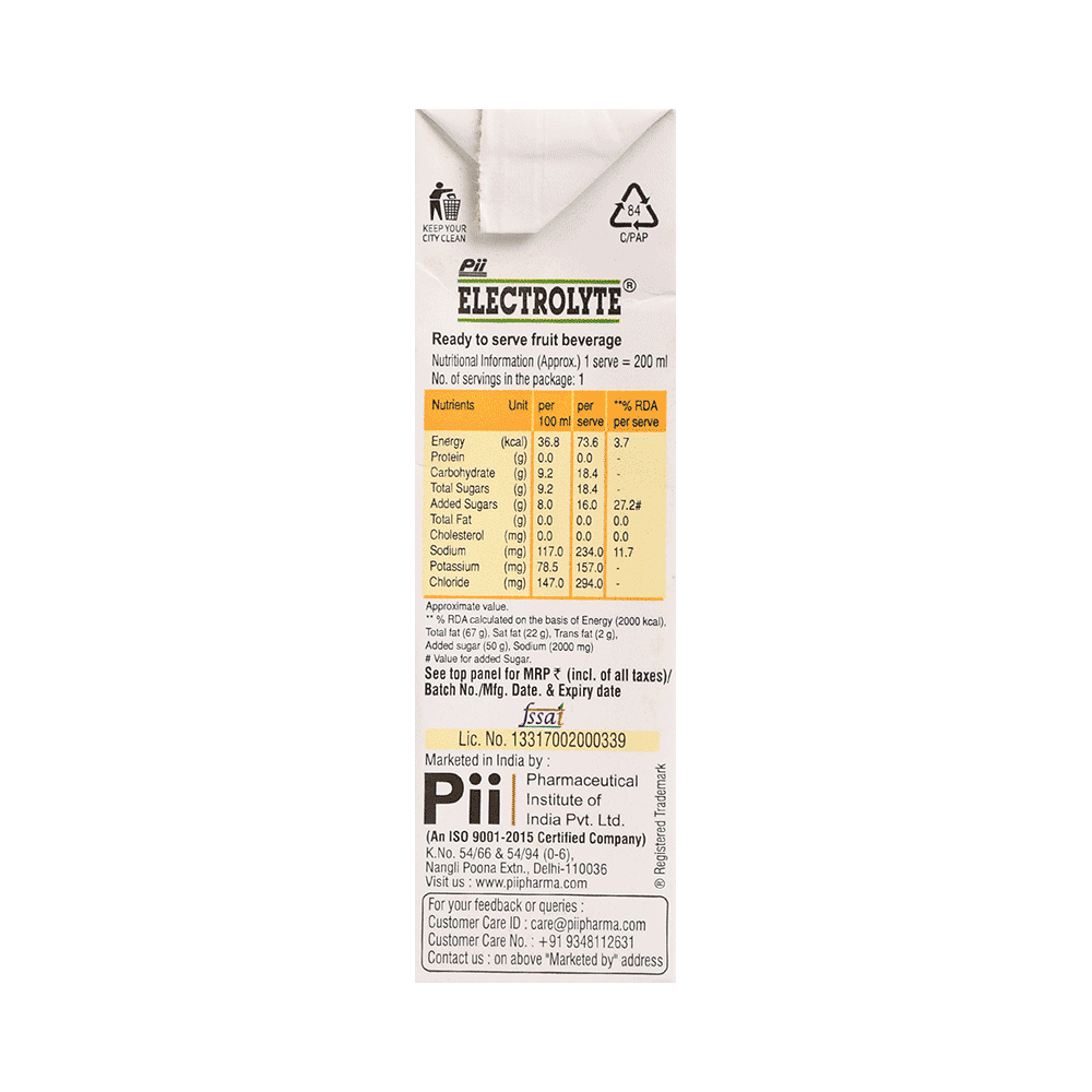 PII Electrolyte ORS Drink Orange - Image 2