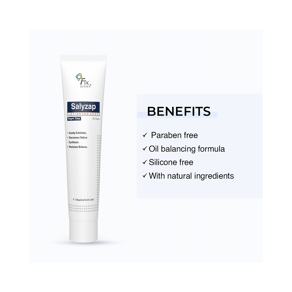 Fixderma Salyzap Lotion For Acne Night Time - Image 7