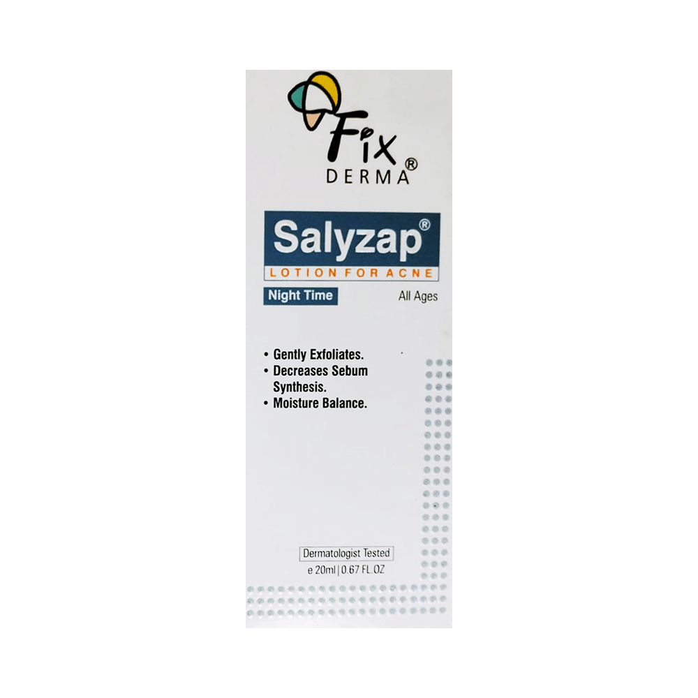 Fixderma Salyzap Lotion For Acne Night Time - Image 1