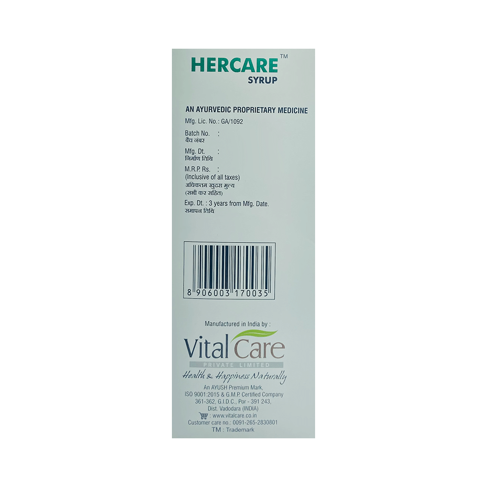 Vital Care Hercare Syrup - Image 2