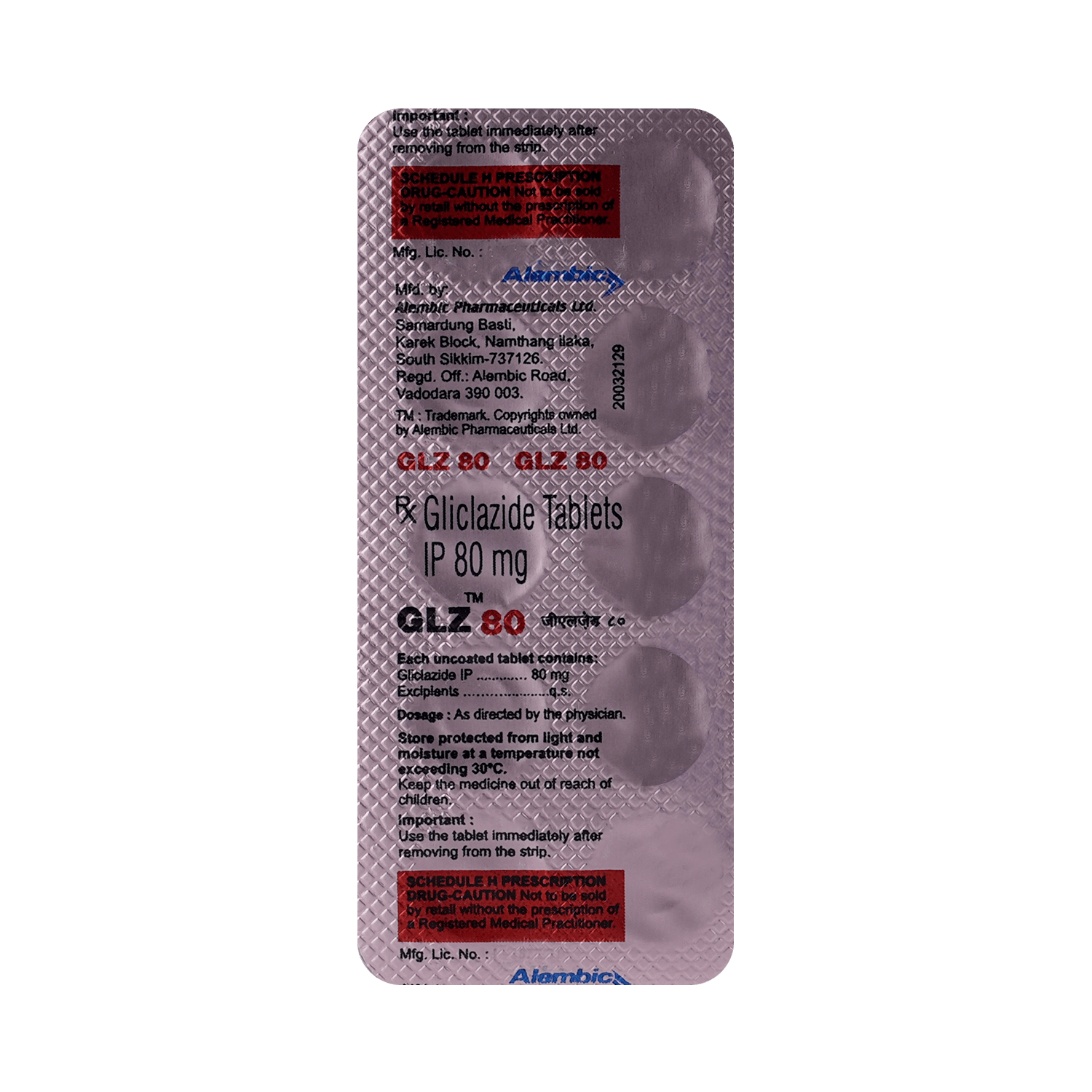 Glz 80mg Tablet - Image 5