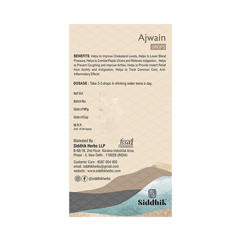 Siddhik Ajwain Drop (30ml Each) - Image 2