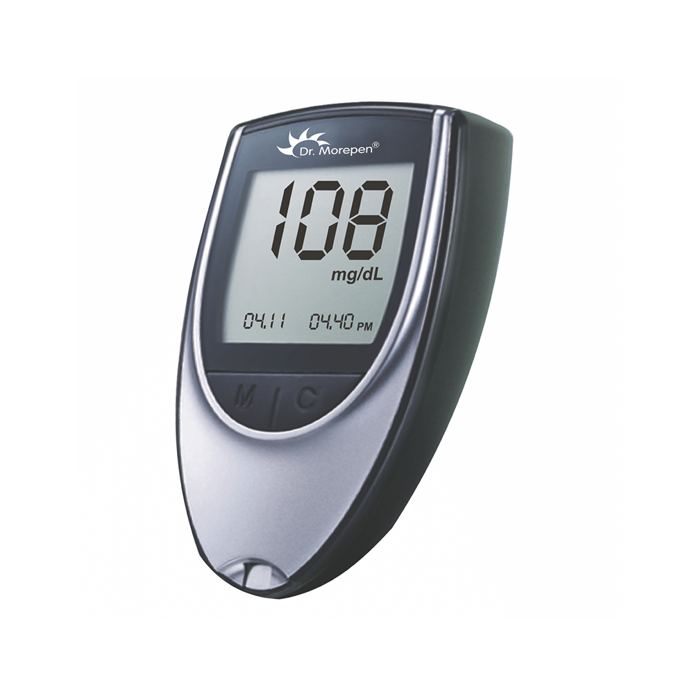 Combo Pack of Dr Morepen BG 03 Gluco One Glucose Monitoring System with 25 Test Strip & Dr Morepen BP 02 Blood Pressure Monitor - Image 3