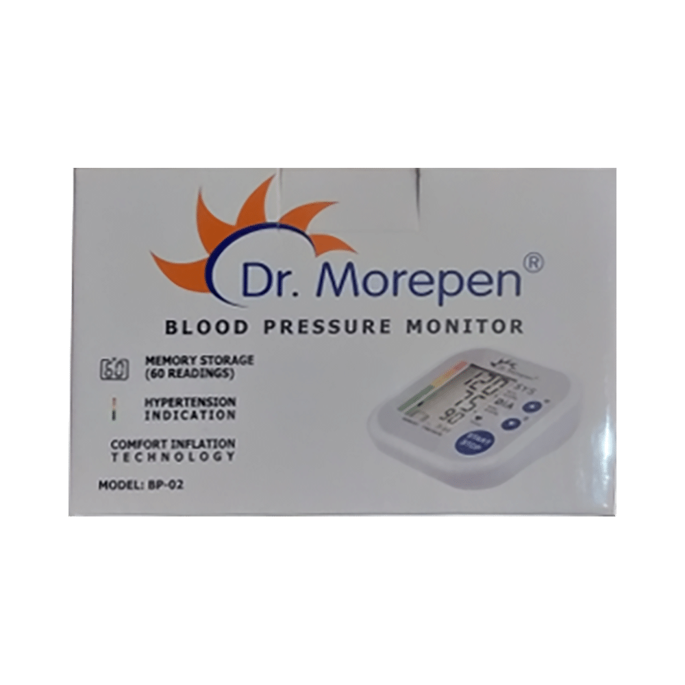 Combo Pack of Dr Morepen BG 03 Gluco One Glucose Monitoring System with 25 Test Strip & Dr Morepen BP 02 Blood Pressure Monitor - Image 9