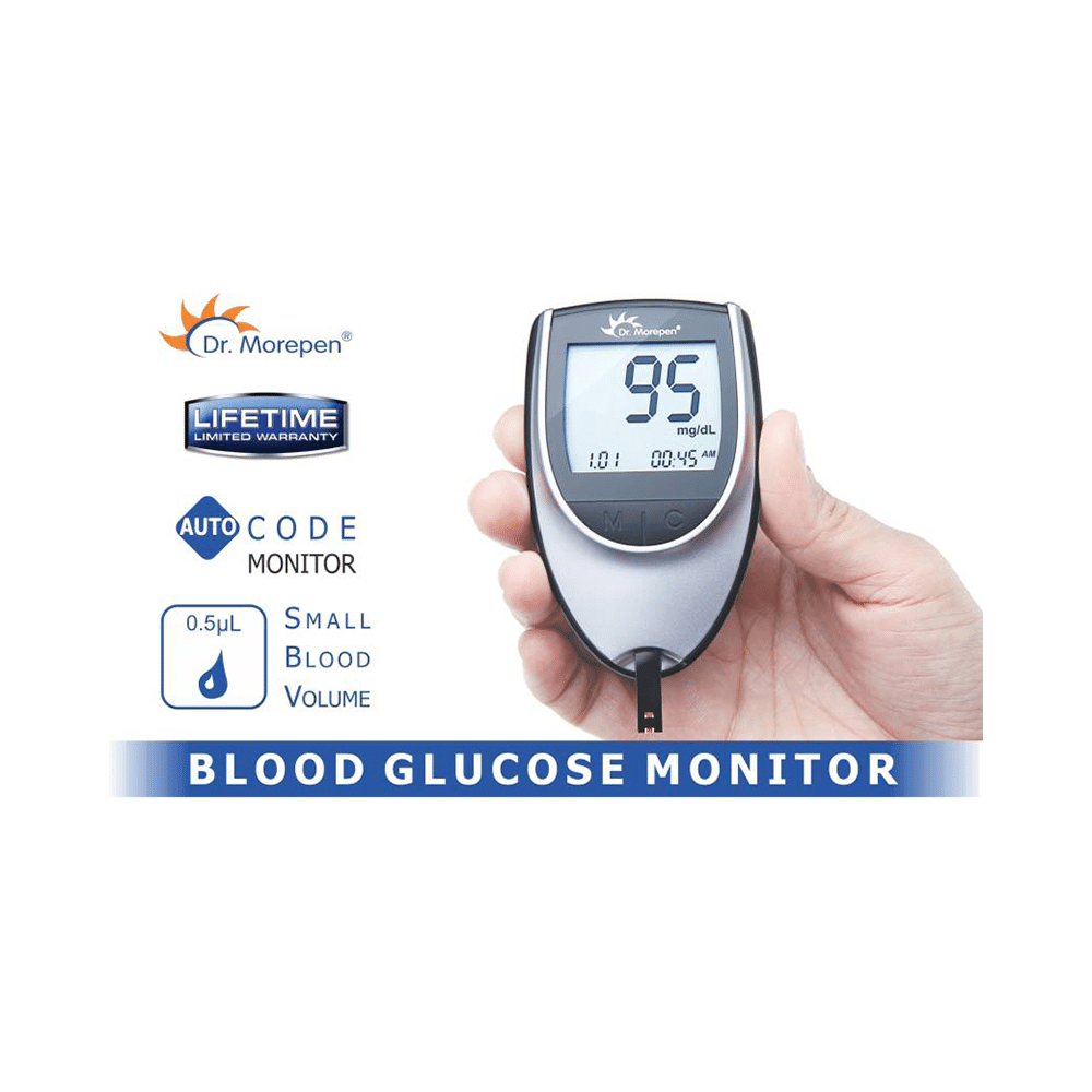Combo Pack of Dr Morepen BG 03 Gluco One Glucose Monitoring System with 25 Test Strip & Dr Morepen BP 02 Blood Pressure Monitor - Image 7