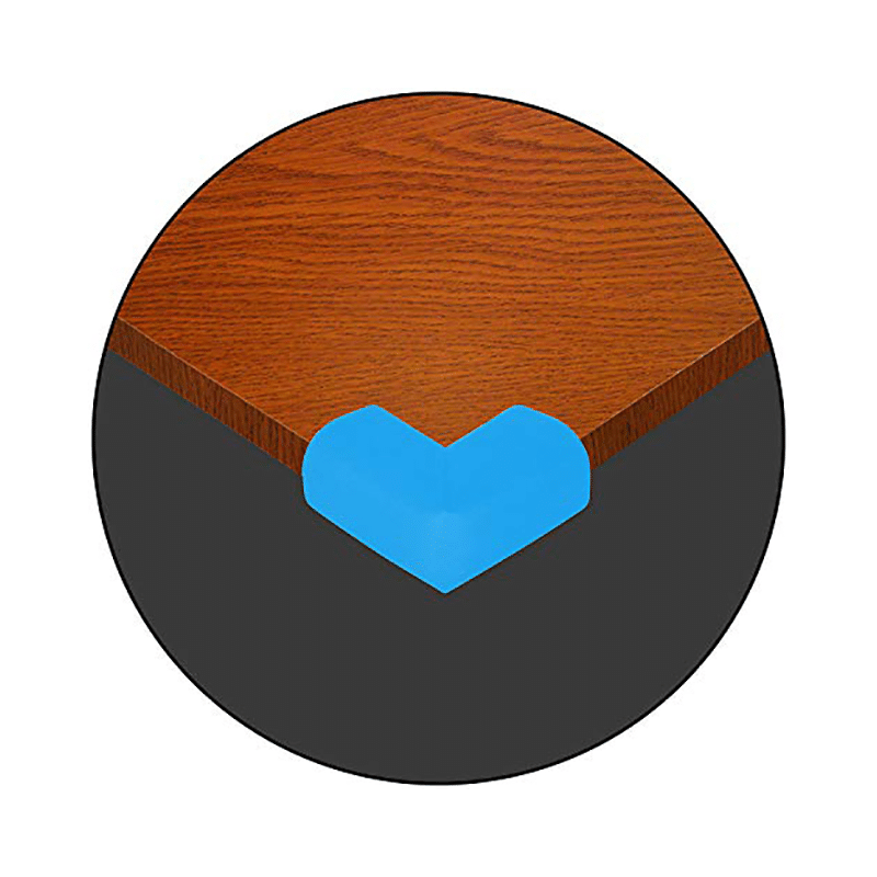 Safe-O-Kid High Quality High Density L-Shaped Extra Thick Nbr Corner Cushions Large Blue - Image 1