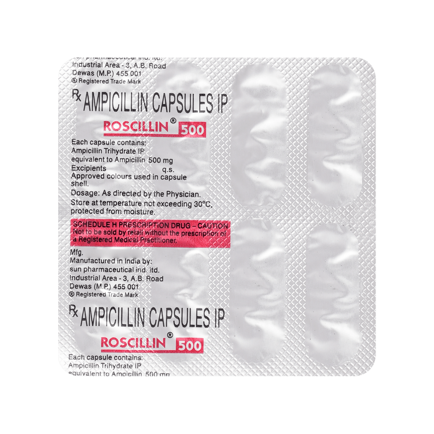 Roscillin 500mg Capsule - Image 3