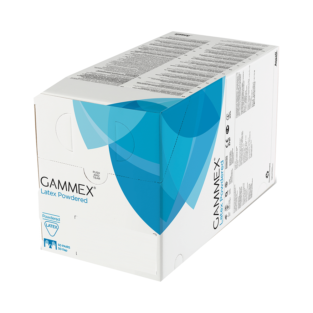 Ansell Gammex Latex Powdered Glove 7.5 - Image 5