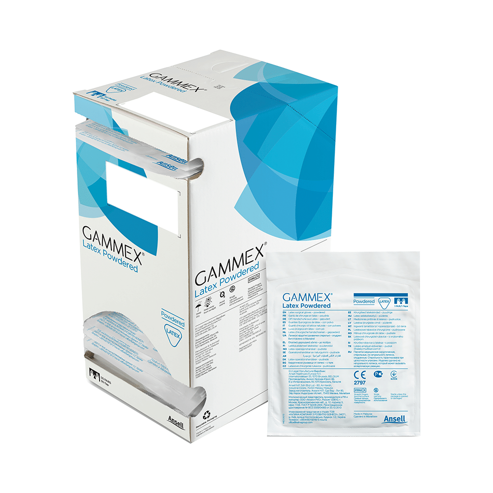 Ansell Gammex Latex Powdered Glove 7.5 - Image 8