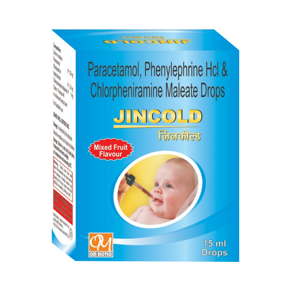 Jincold Oral Drops Mixed Fruit - Image 1