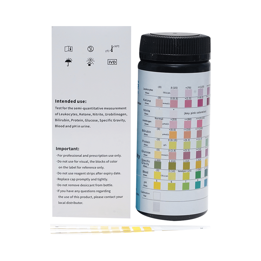 URIT 10G Urine Reagent Strips - Image 2