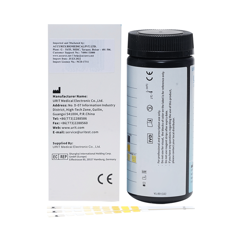 URIT 10G Urine Reagent Strips - Image 3
