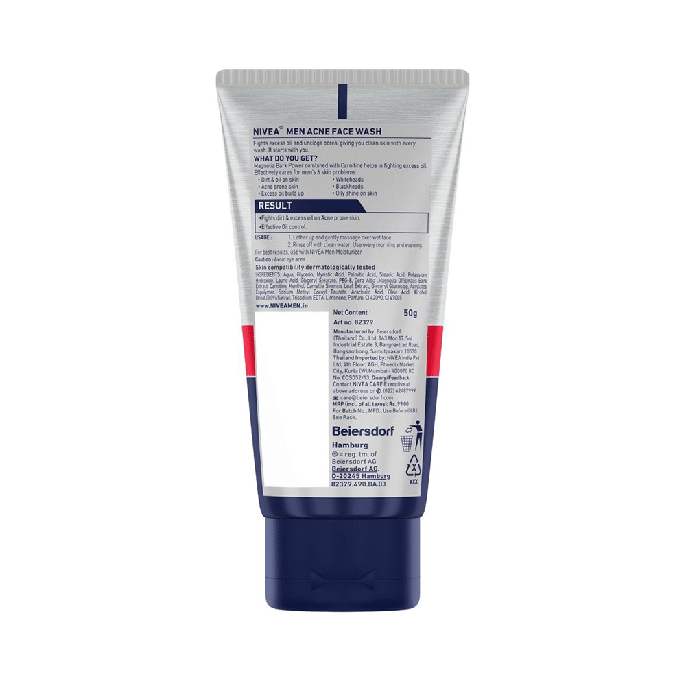 Nivea Nivea Men Acne Face Wash - Image 2
