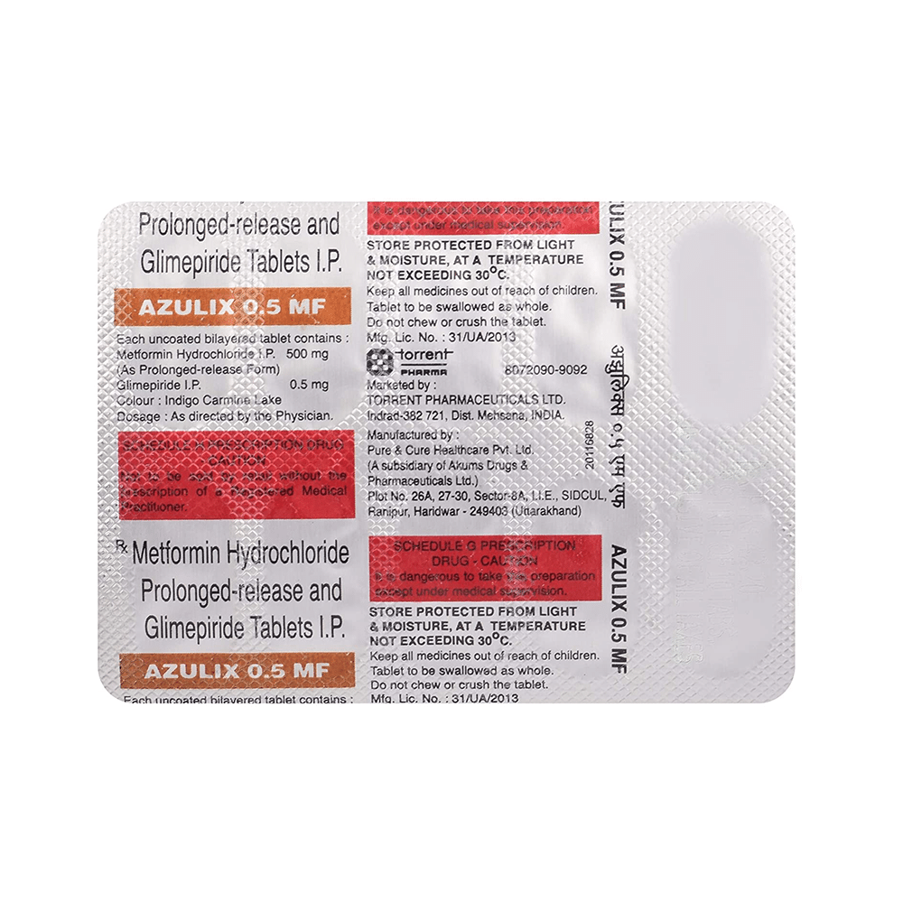 Azulix 0.5 MF Tablet PR - Image 2