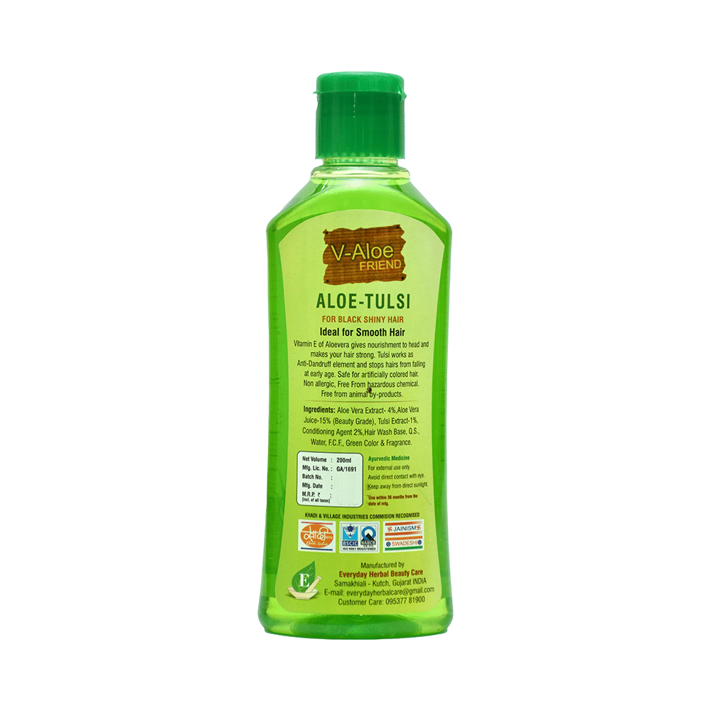 V-Aloe Friend Shampoo with Conditioner Aloe Tulsi - Image 2
