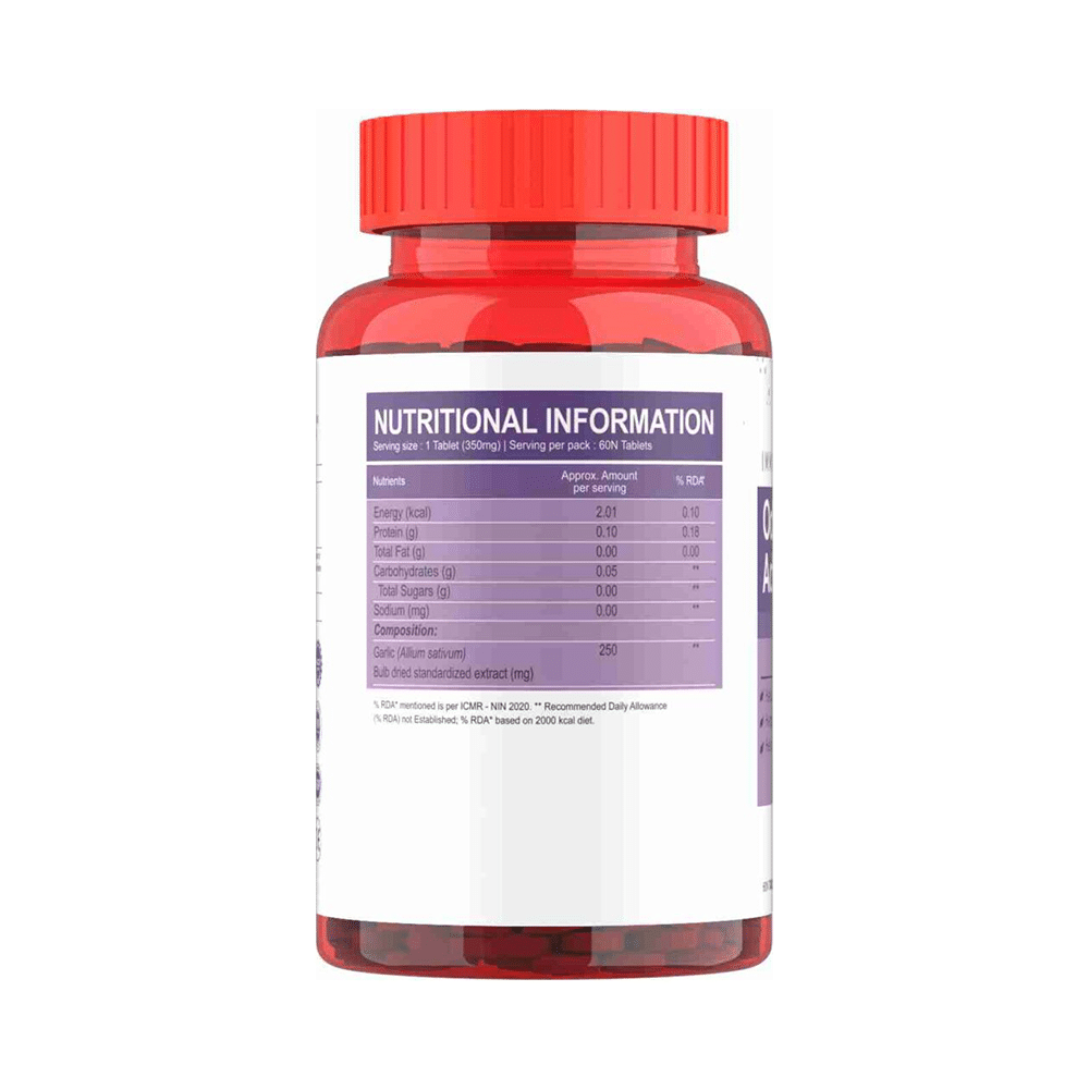 Immunosciences Odourless Garlic Advanced Tablet - Image 2