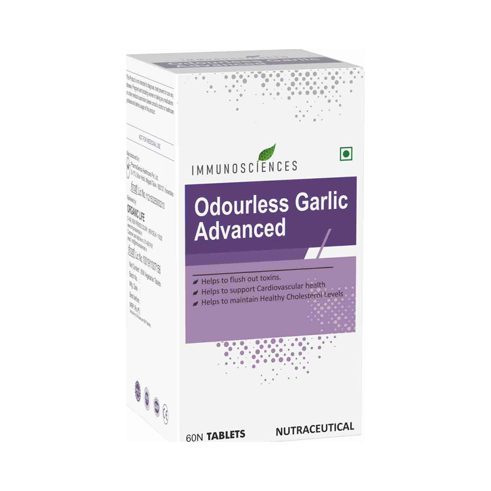 Immunosciences Odourless Garlic Advanced Tablet - Image 5