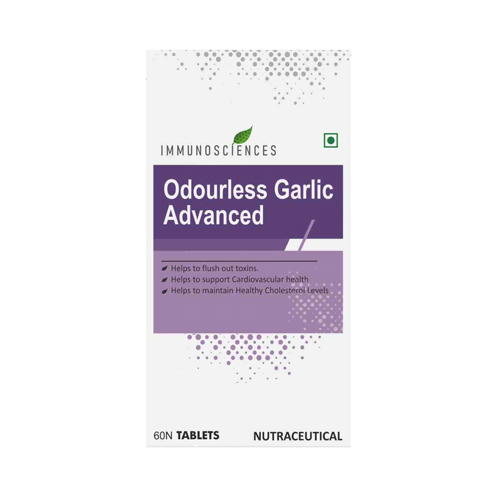 Immunosciences Odourless Garlic Advanced Tablet - Image 4