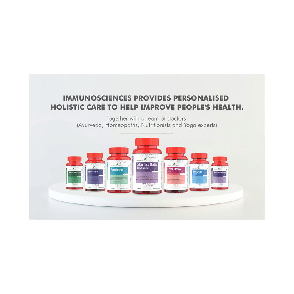 Immunosciences Odourless Garlic Advanced Tablet - Image 6