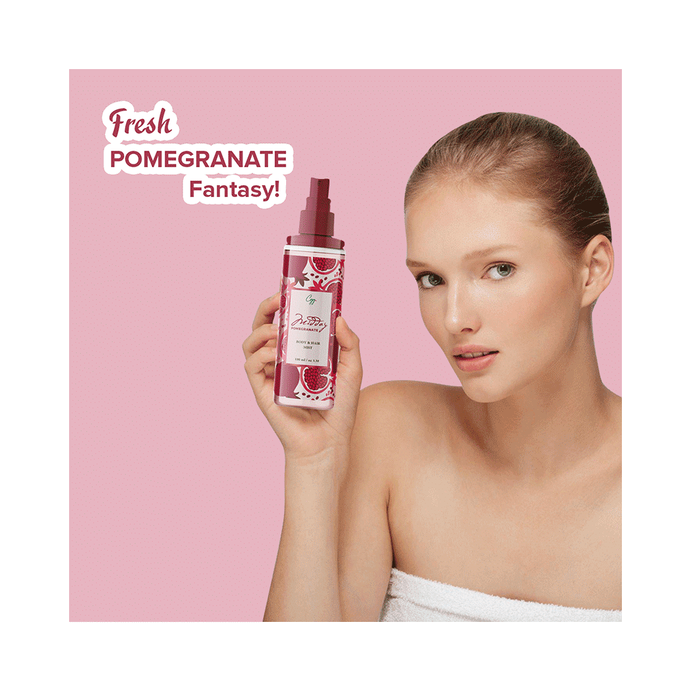 CGG Cosmetics Body &Hair Mist Midday Pomegranate - Image 4