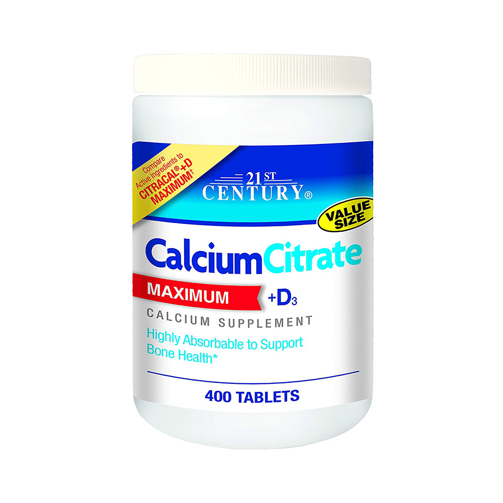21st Century Calcium Citrate Maximum + D3 Tablet - Image 1