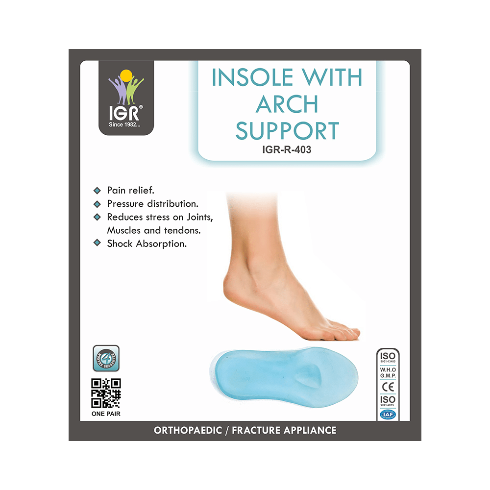 IGR Insole with Arch Support Sea Blue Medium - Image 2