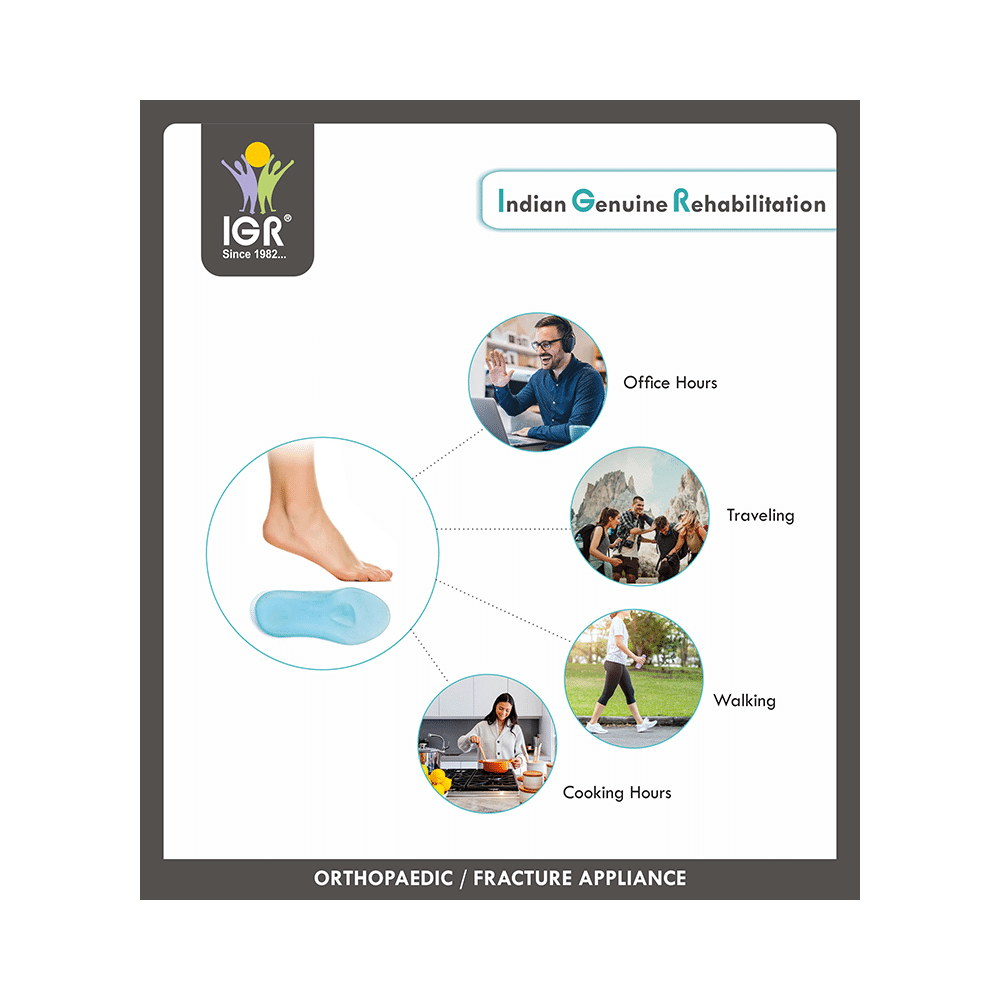 IGR Insole with Arch Support Sea Blue Medium - Image 4