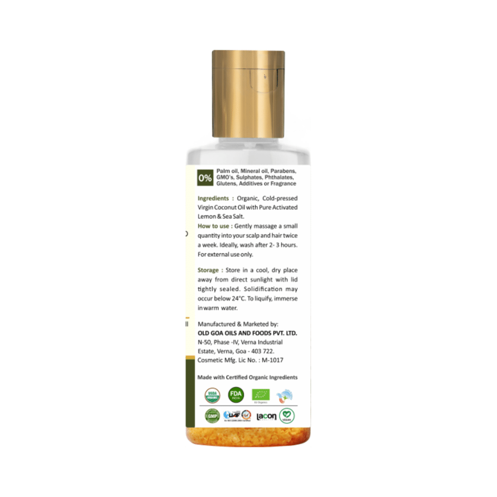 Old Goa Pre Shampoo Virgin Coconut Hair Oil - Image 3