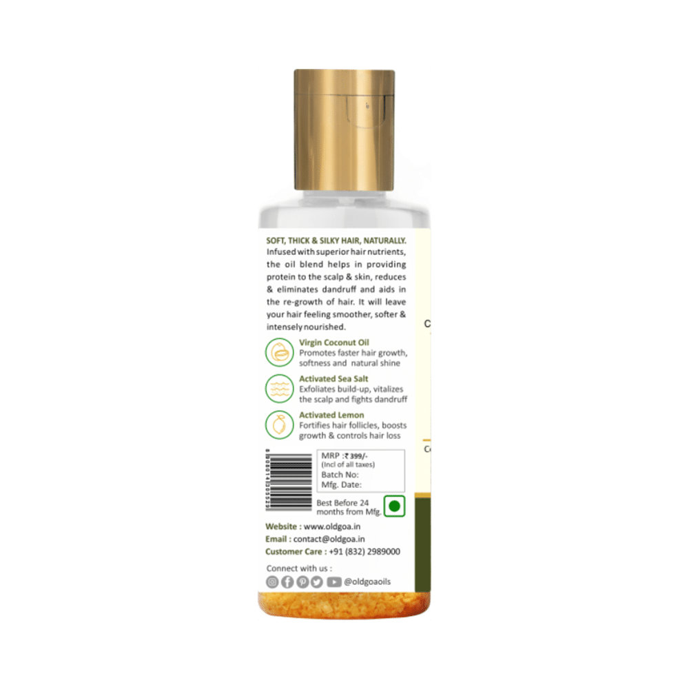 Old Goa Pre Shampoo Virgin Coconut Hair Oil - Image 2