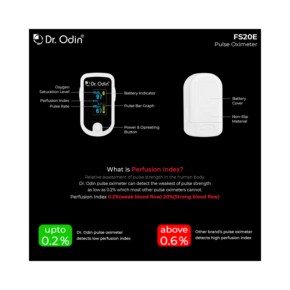 Dr. Odin FS20E Fingertip Pulse Oximeter - Image 6