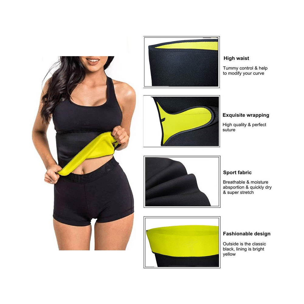 DEE Sons Shaper Non Tearable Tummy Trimmer XXL Black - Image 3