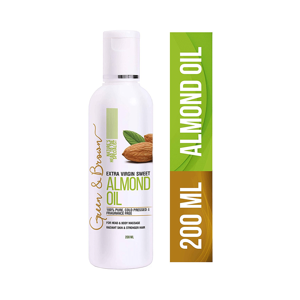 Green & Brown Extra Virgin Sweet Almond Oil - Image 7