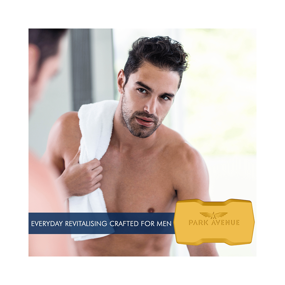 Park Avenue Premium Men's Soap (125gm Each) Good Morning - Image 6