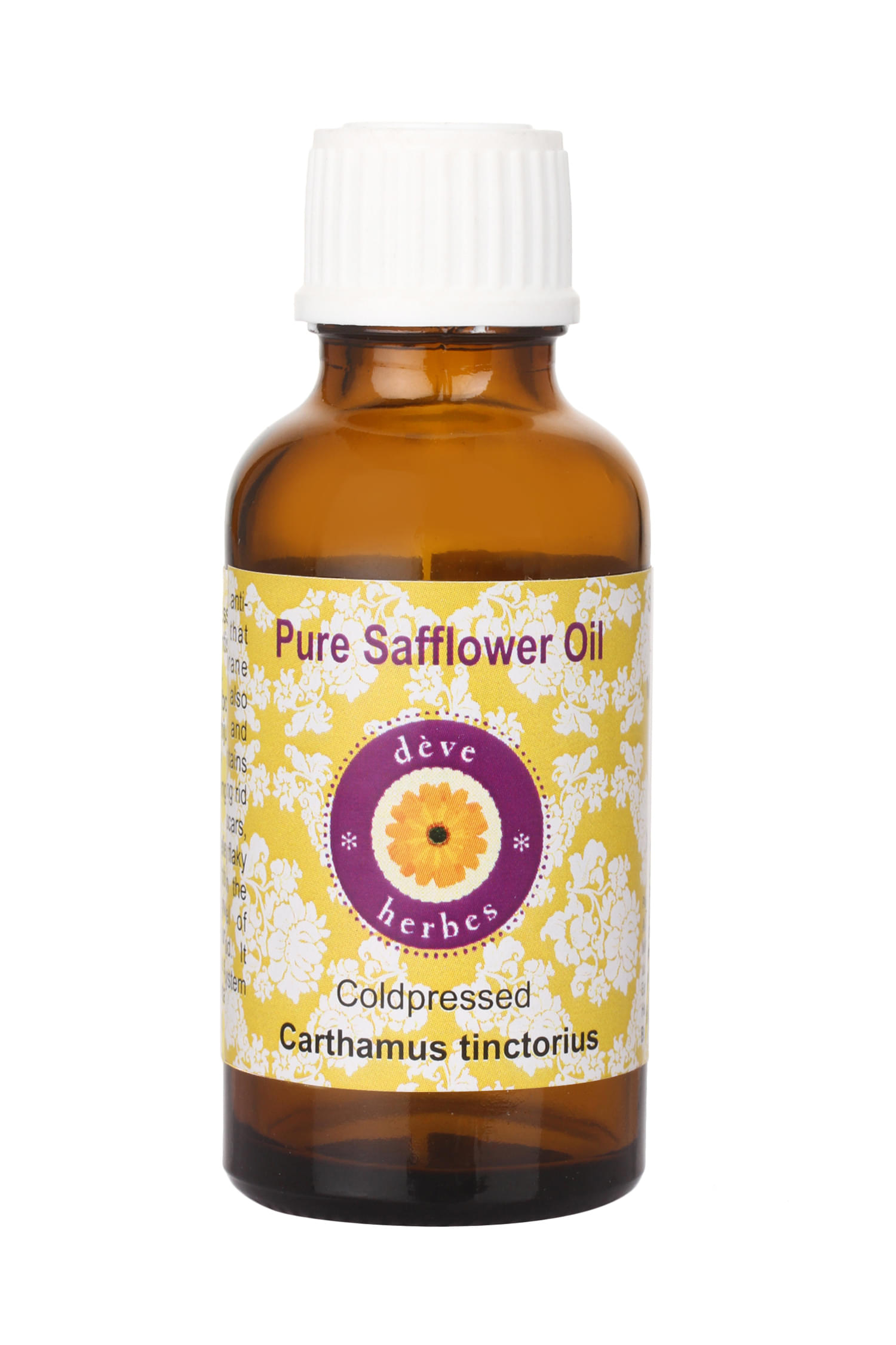 Deve Herbes Pure Safflower/Carthamus Tinctorius Coldpressed Oil - Image 1