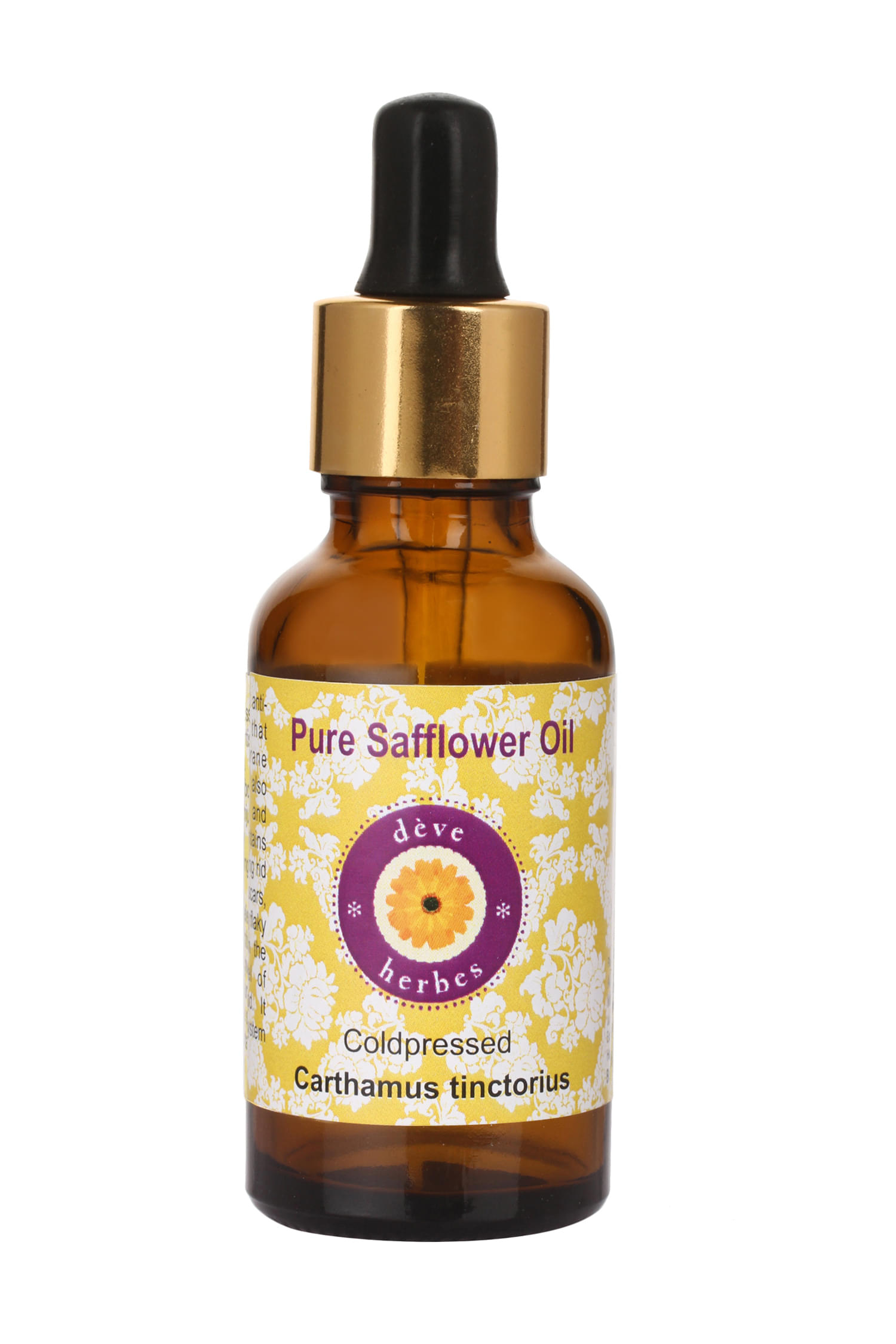 Deve Herbes Pure Safflower/Carthamus Tinctorius Coldpressed Oil - Image 2